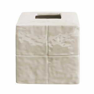 Perla Tissue Holder Porcelain