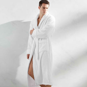 Plush Terry Robe White