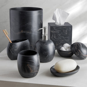 Luna Black Bath Accessories Default