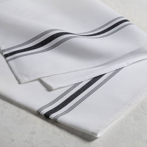 Pastis Napkins White/Charcoal