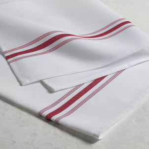 Pastis Napkins White/Red