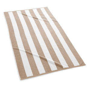 Cabana Stripe Pool Towels Linen