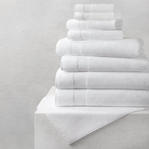 Luxe Hand Towel White