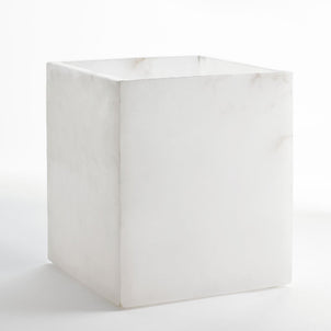Alabaster Waste Basket Alabaster