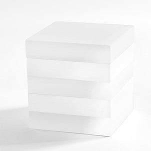 Cabana White Cotton Jar White