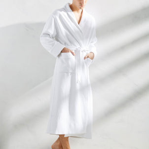 Diamond Robe Belt White