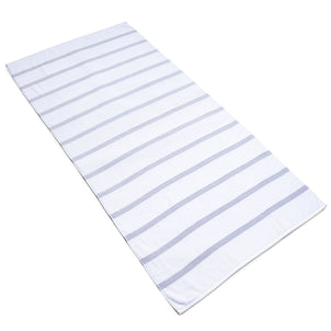 Ibiza Pool Towels White/Grey