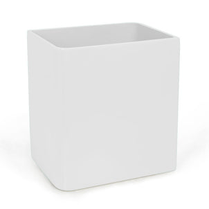 Lacca White Waste Basket White