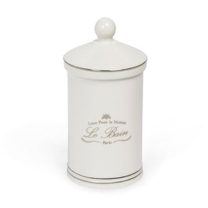 Le Bain Cotton Jar Porcelain