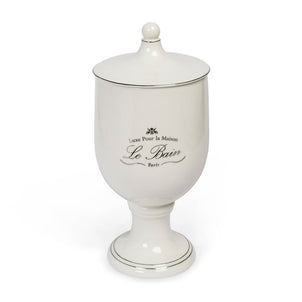 Le Bain Large Canister Porcelain