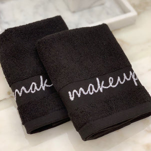 Makeup Towels black