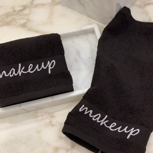 Makeup Towels black