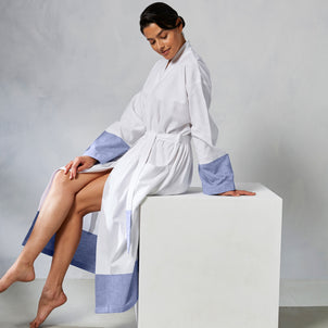 Peshtemal Robe Blue (Peshtemal)