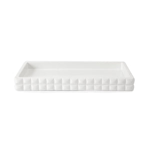 Piazza Bath Accessories White