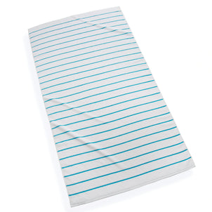 Portofino Towel White/Turquoise