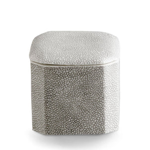 Shagreen Cotton Jar Grey